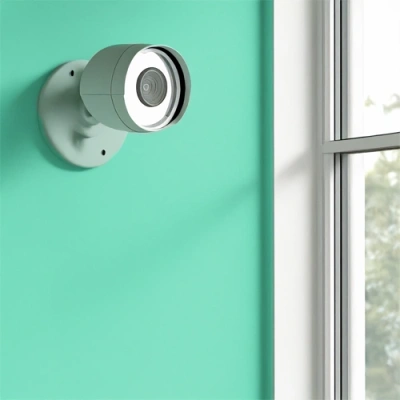 Prescott vivint camera facing a window